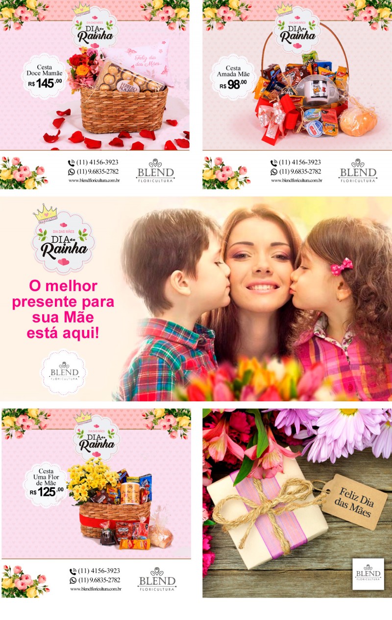 Banners facebook blend floricultura - marketing digital express