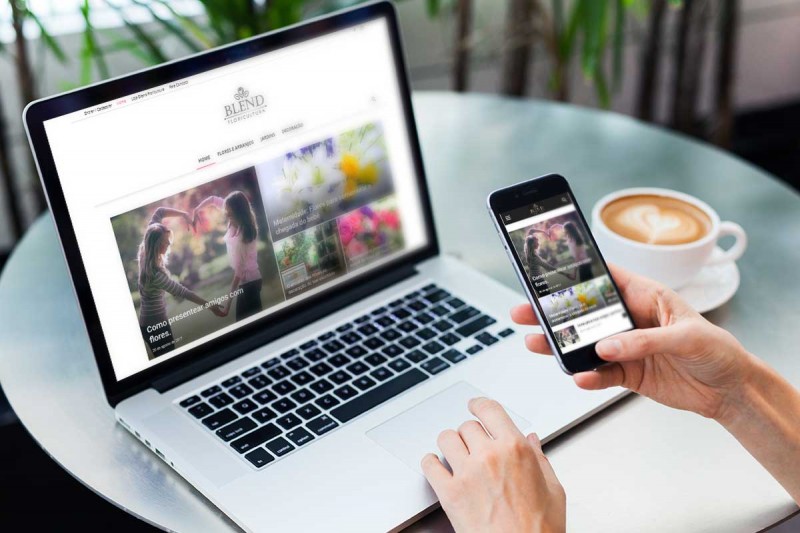 blog responsivo blend floricultura marketing digital express